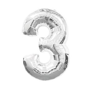 بادکنک فویلی مدل عدد 3 کد KP-54