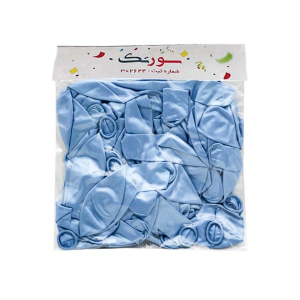 بادکنک کروم سورتک کد ST0890 بسته 100 عددی