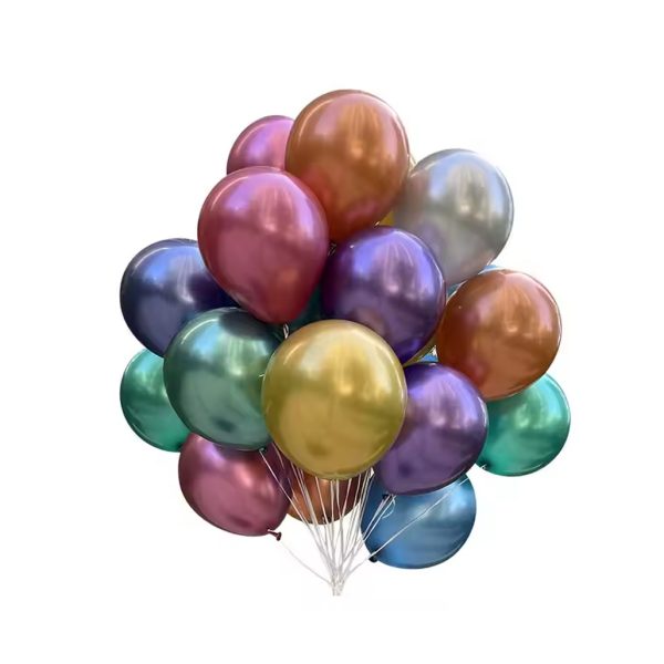 بادکنک لاتکس کروم کد NH-15 بسته ۱۵ عددی