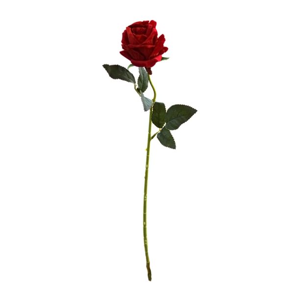 گل مصنوعی شاخه گل رز ارتفاع 50 سانتیمتر وزن 50 گرم مناسب دکوراسیون و تزئینات داخلی